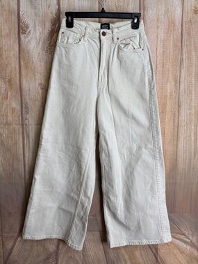 💙Urban Outfitters BDG A-Wide Cream Colored Denim Jean Size 27